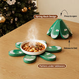 Christmas Tree Wooden Coster Set