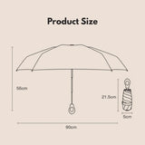 Clip Handle Portable UV Umbrella | Compact Sun Protection_customised corporate gifts singapore