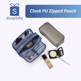 Clook PU Zipped Pouch