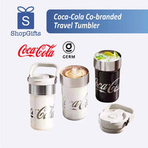 Coca-Cola Co-Branded Travel Tumbler with sleek, portable design