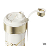 Durable stainless steel body with secure spill-proof lid
