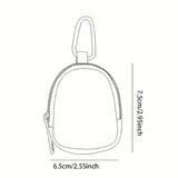 Compact Coin & Earbud Pouch with Carabiner Clip_ Corporate Gifts Singapore