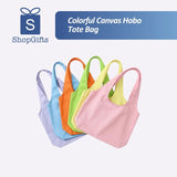 Colorful Canvas Hobo Tote Bag_personalised corporate gifts