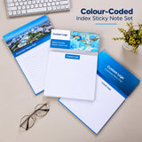 Colour-Coded Index Sticky Note Set
