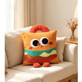 Stay cozy anywhere with the Gourmet Burger Convertible Travel Pillow Blanket. This 2-in-1 plush set features a soft cushion and a large quilted blanke._Unique door gift_corporate gifts