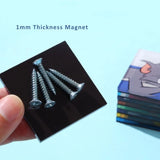 Custom Acrylic Fridge Magnet Vibrant square acrylic fridge magnets with glossy epoxy finish and cartoon illustrations_ corporate gifts