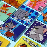 Custom Acrylic Fridge Magnet Vibrant square acrylic fridge magnets with glossy epoxy finish and cartoon illustrations_ corporate gifts