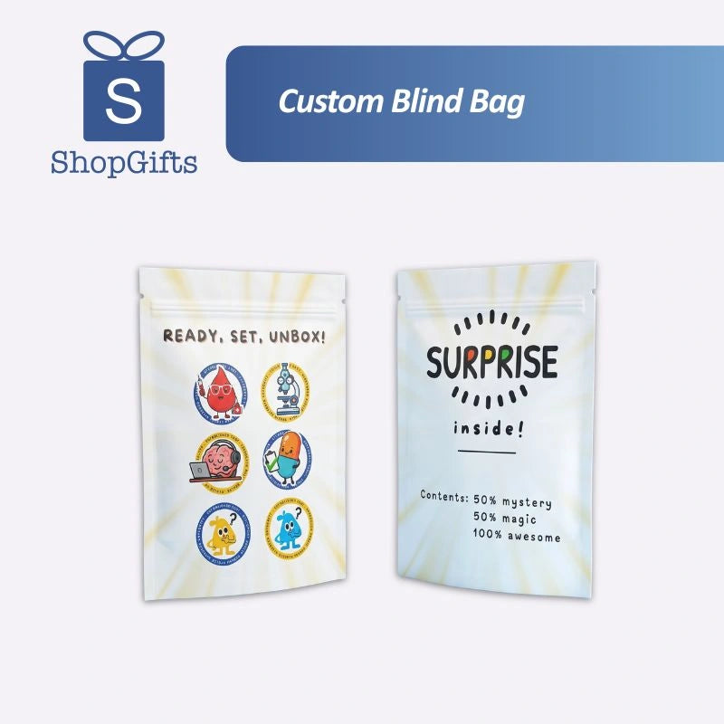 Custom Blind Bags & Mystery Pouches - customised corporate gifts singapore