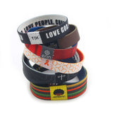 Vibrant Premium Custom Sublimated Elastic Wristband with numbered tag on a runner's wrist_ corporate gift