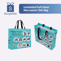 Custom Laminated Full Color Non-woven Tote Bags - Bulk order_corporate gifts singapore