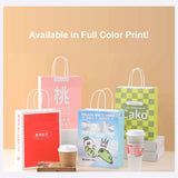 Reusable and recyclable custom printed paper bag – ideal for corporate use