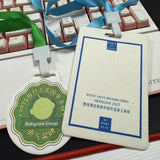 Eco-friendly plantable seed paper medal with green lanyard for sustainable corporate events and awards_ corporate gifts