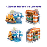 Custom Landmark Building Block Fridge Magnets - Compatible Lego_Premium corporate gifts