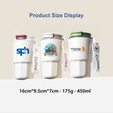 Unique Feature Highlight:
Innovative coffee cup featuring dual chambers for separating liquids or storing coffee and creamer.