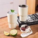Eco-Friendly or Giftable Angle (if applicable):
Reusable double chamber coffee cup, ideal for stylish coffee lovers or as a practical, modern gift.