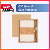 ECO Linen & Cork Notebook