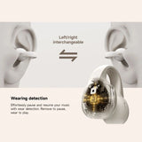 White Edifier Comfo C Open-Ear Wireless Earbuds with charging case_customised corporate gifts singapore