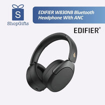 Matte black Edifier W830NB over-ear headphones with plush earcups_customised corporate gifts singapore