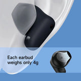 Matte Black and White Edifier X1 Lite Wireless Earbuds with compact charging case on a clean background_customised corporate gifts singapore_Employee Welcome Kit