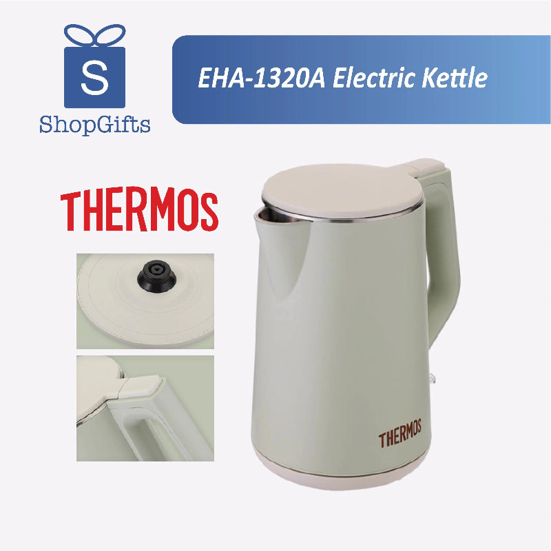 Thermos electric kettle with close-up details on a white background-corporate-gift
