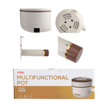 Multifunctional pot with various components and Thermos branding on a white background.