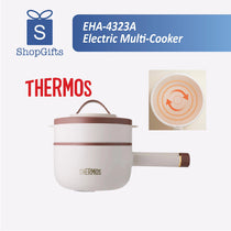 Thermos electric multi-cooker with ShopGifts branding on a white background
