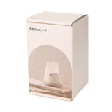 Stylish speaker diffuser with mineral finish on wooden table