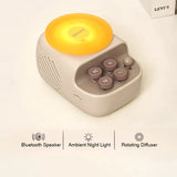 Aroma diffuser with soft night light and built-in Bluetooth speaker