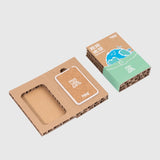 Eco Cork Magnetic Wireless Power Wrapped in honeycomb paper