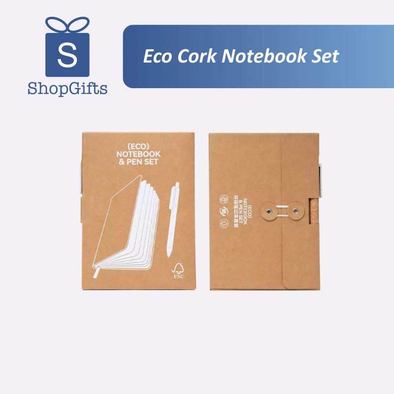 Eco Cork Notebook Set