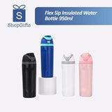 950ml Flex Sip Insulated Flask with flip-top straw and silicone handle for all-day hydration_customised corporate gift singapore