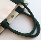 Detail display of the Flowy Strap Canvas Tote