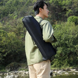Black Ultra-Lightweight Portable Folding Camping Chair with ergonomic backrest and side pocket_customised corporate gifts singapore