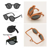 Foldable Kids Sunglasses w Pouch