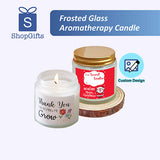 Frosted Glass Aromatherapy Candle