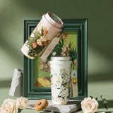 Premium vacuum tumbler featuring Van Gogh artwork by GERM x THE MET, perfect for stylish corporate gifts.