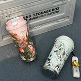 Premium vacuum tumbler featuring Van Gogh artwork by GERM x THE MET, perfect for stylish corporate gifts.
