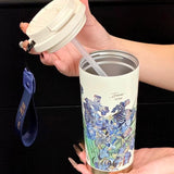 Premium vacuum tumbler featuring Van Gogh artwork by GERM x THE MET, perfect for stylish corporate gifts.