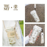 Art-inspired Ethereal Garden vacuum tumbler with a refined floral design, ideal for premium business and client gifts.