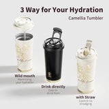 GERM Flower Collection Camellia Shining Vacuum Tumbler