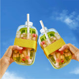 Ice Cube Tray with Press Lid
