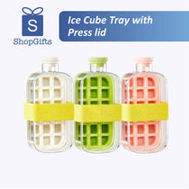 Ice Cube Tray with Press Lid