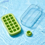 Ice Cube Tray with Press Lid