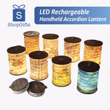 LED Rechargeable Handheld Accordion Lantern