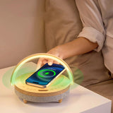 EZVALO Wireless Charging Music Lamp (White Noise Edition)