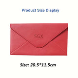 Leather Red Packet Holder