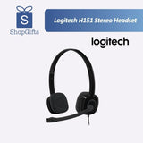Upgrade virtual meetings with the Logitech H151 Stereo Headset. A noise-canceling, plug-and-play corporate gift perfect for hybrid onboarding._customised corporate gifts singapore