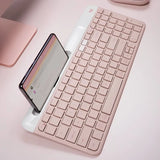 Logitech K580 Slim Multi-Device Wireless Keyboard featuring a sleek, ultra-thin profile and built-in smartphone cradle for executive gifting_customised corporate gifts singapore