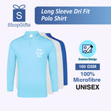 Long Sleeve Dri Fit Polo Shirt