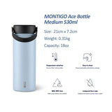 Montigo Ace Insulated Bottle with matte finish and black handle lid _corporate gift